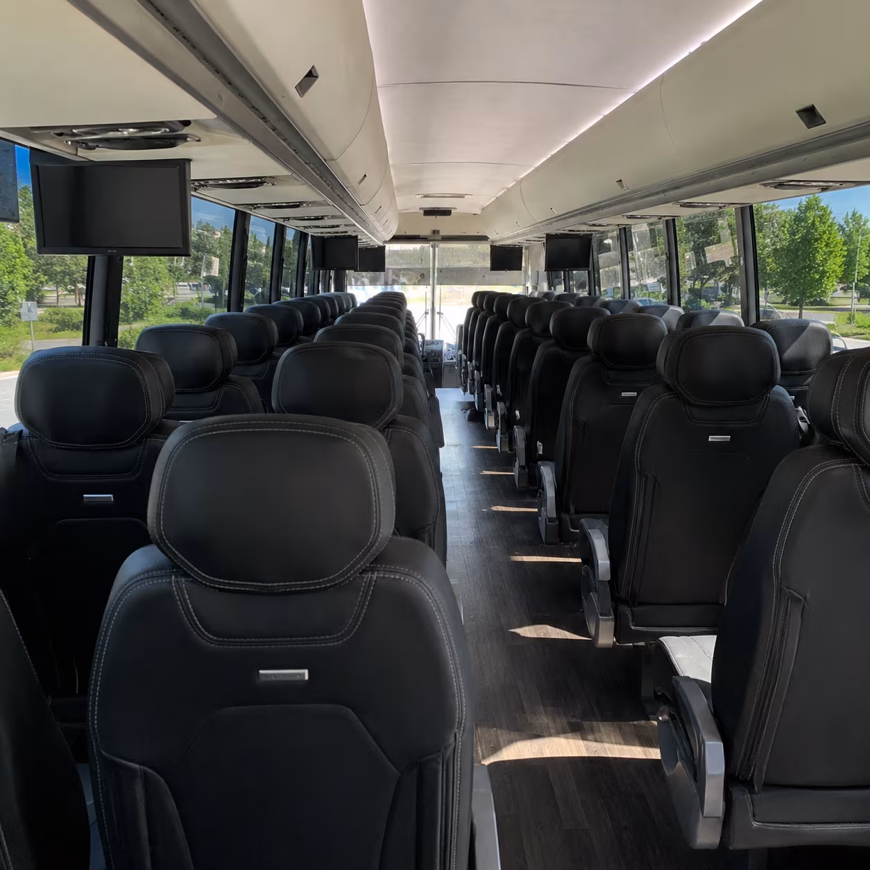 fairfield charter bus interior