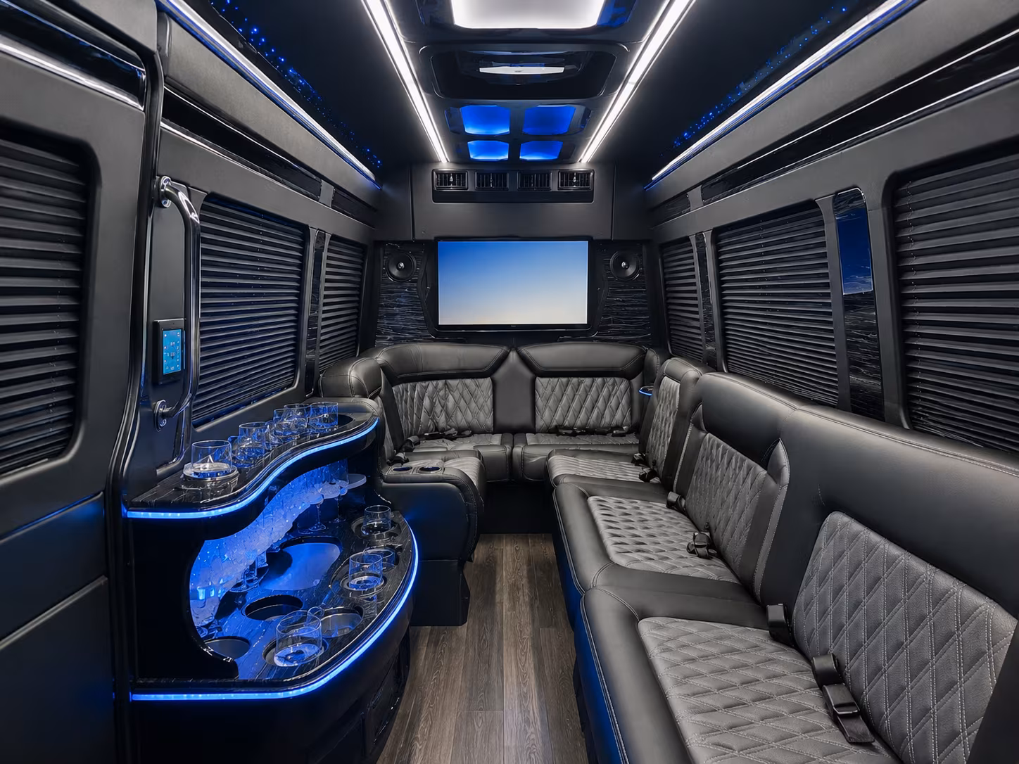 fairfield concert transportation onboard seating