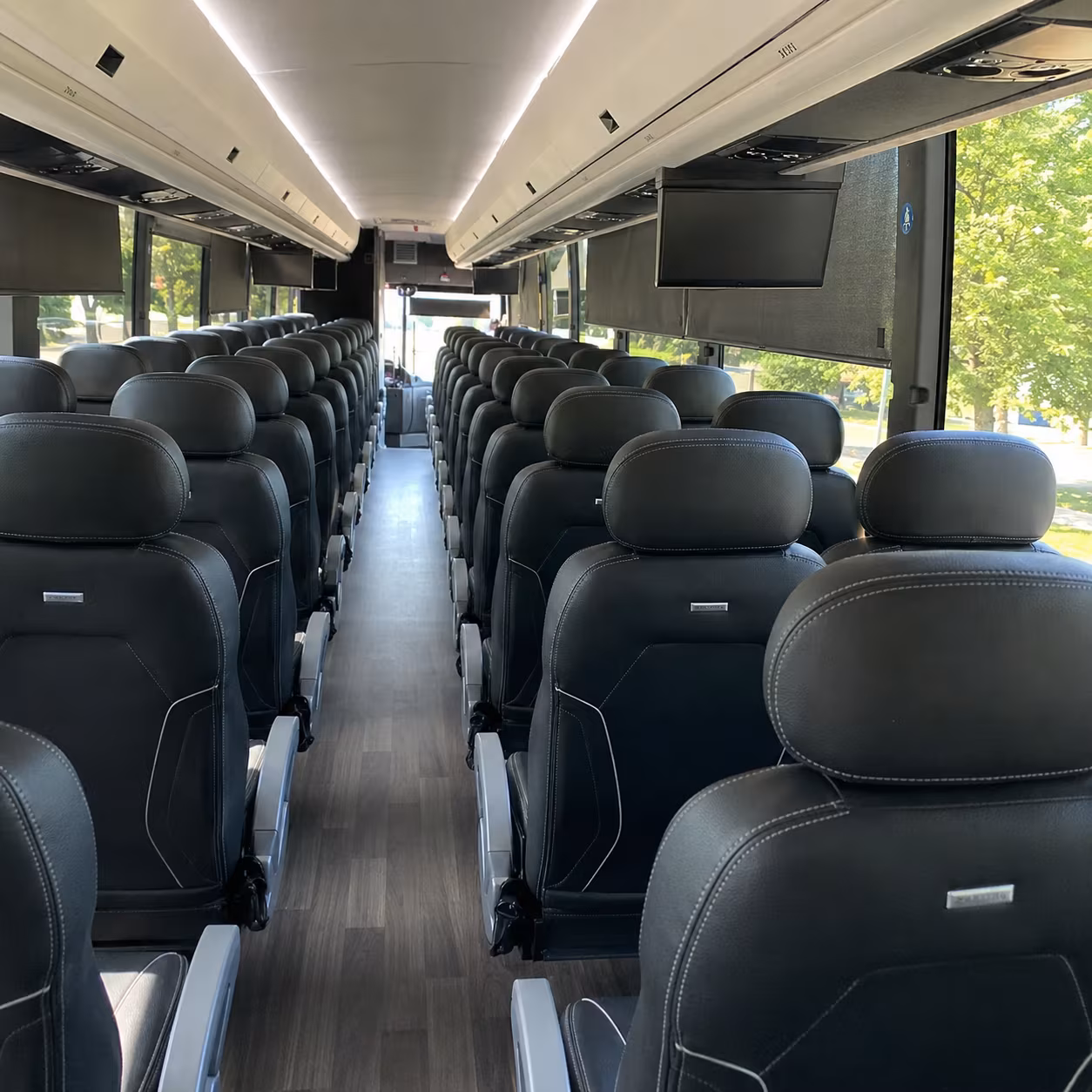 fairfield long distance transportation onboard seating