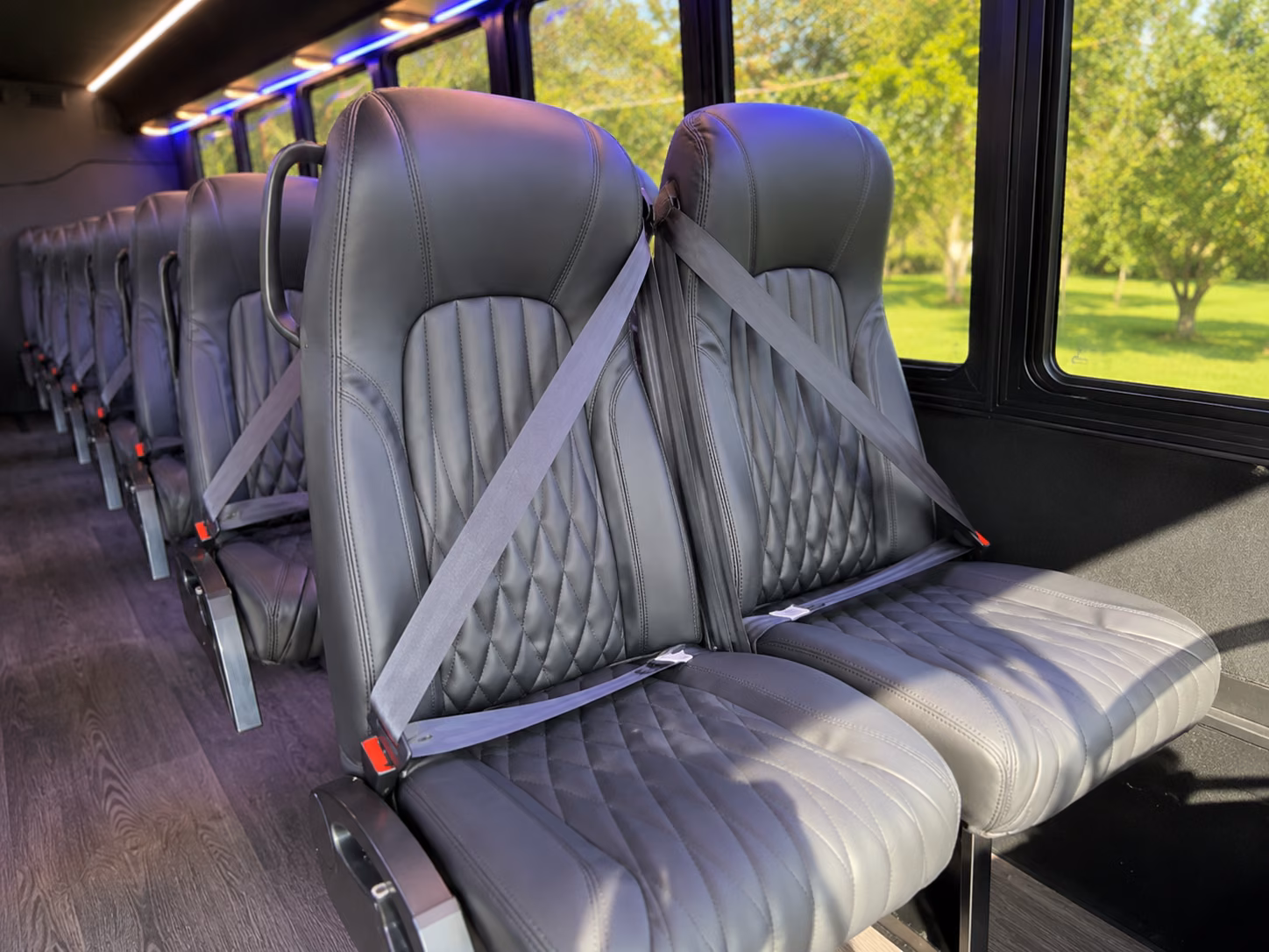 fairfield school event transportation onboard seating
