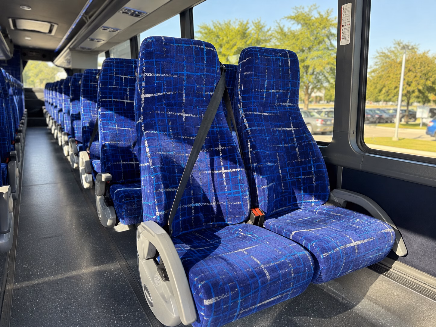 fairfield wine tour brewery transportation onboard seating